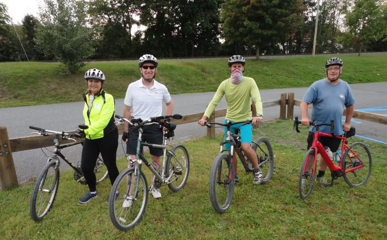 Bikers arrive in Weissport