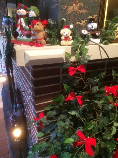decorated for the holidays!