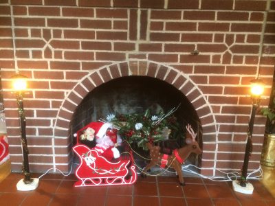 decorated for the holidays!