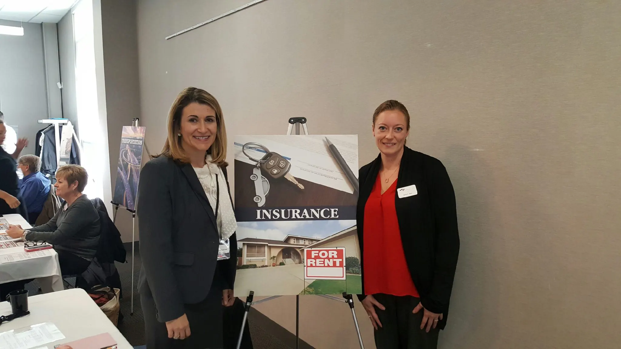State Representative Rosemary M. Brown and Sandy E. Haley, Member Protection Sales Associate and Farm Account Manager