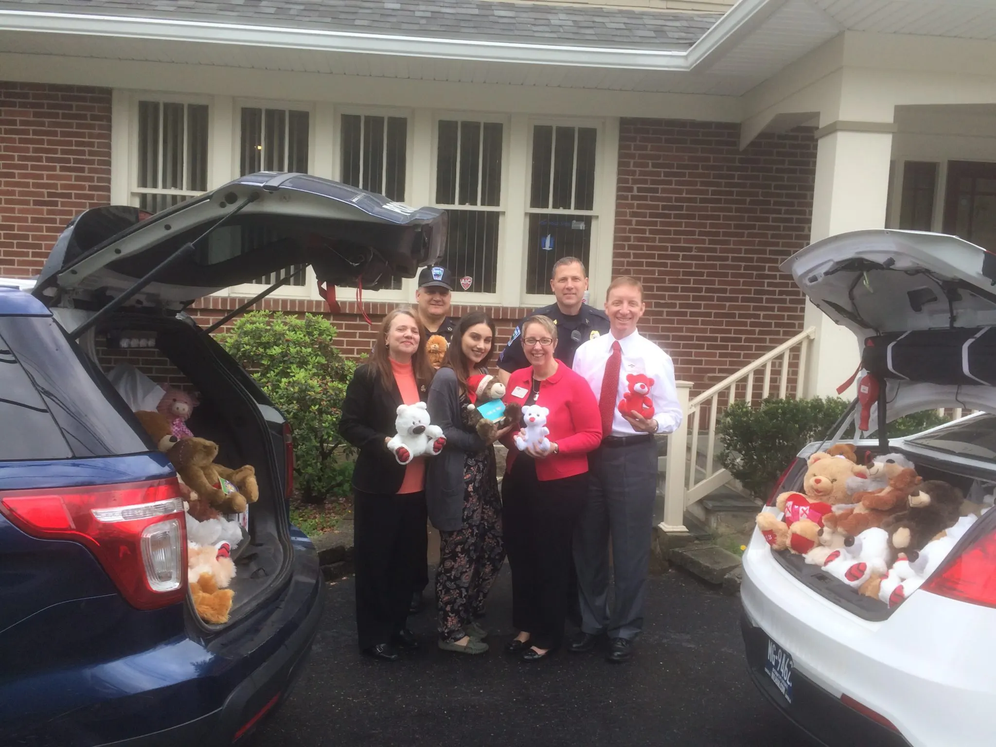 Josephine A. Fontan, Chief of Police Kent J. Werkheiser, JoAnn E. LaBoy, Michele A. Frailey-Miller , Sergeant Shawn Goucher and Michael J. Frailey.
